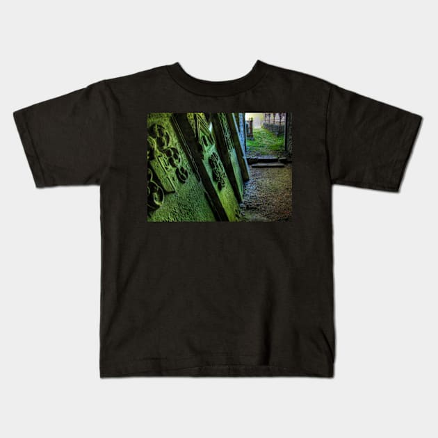 Ancestral Tomb, Shetland Kids T-Shirt by Avalinart